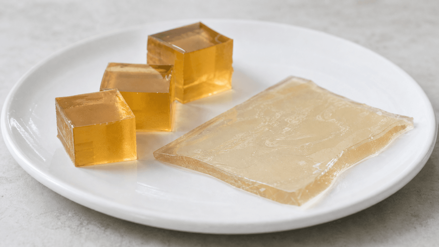 Pålægssky som klar aspic.